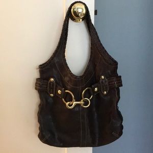 Vintage Coach Leather Bag